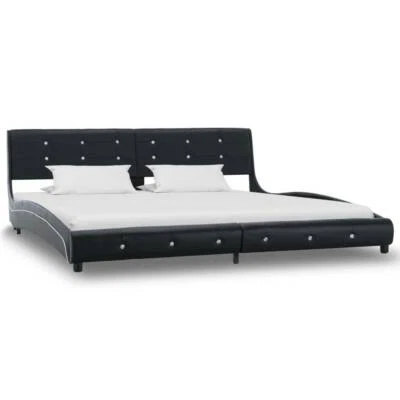 Bed Frame Black Faux Leather 183x203 Cm King 280506 Beds Gumtree Australia Melbourne City Melbourne Cbd 1255485034