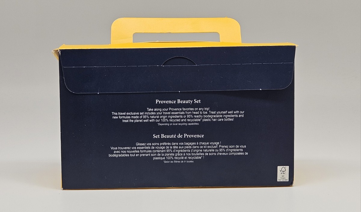 5PC L'OCCITANE Provence Beauty Travel Set Shampoo Conditioner Oil