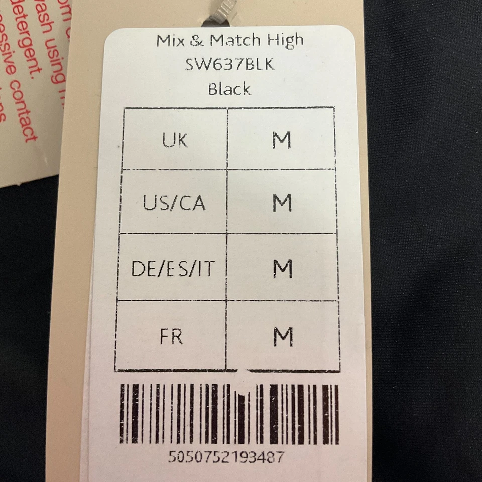 Bravissimo High Waist Brief Black Womens Size Medium Soothing Tummy Control - Image 4 of 4