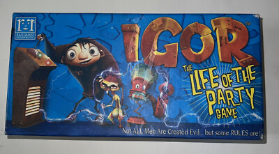IGOR  The Life of The Party Game by R&R Games New Sealed Board Game Cartoon   22