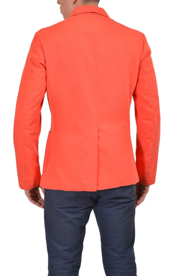 Blazer Abrigo Deportivo Ballantyne Para Hombre Naranja Tres Botones US 36 38 40 Foto 2 de 4