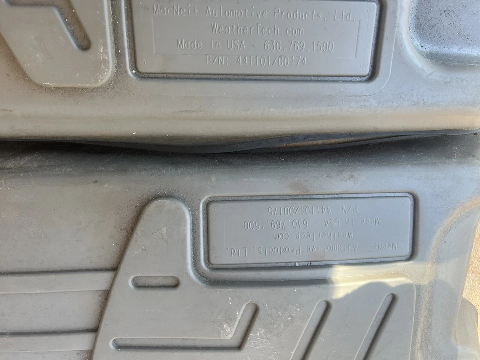 WeatherTech FloorLiner 适用于福特 Edge / 林肯 MKX 2007 - 2010 脚垫 灰色 — 第 2/4 张图片