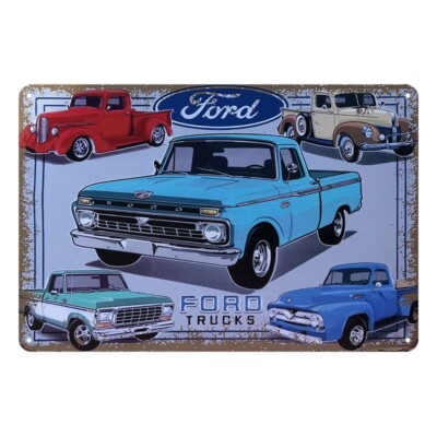 Ford Truck Schematic Tin Sign main image 0