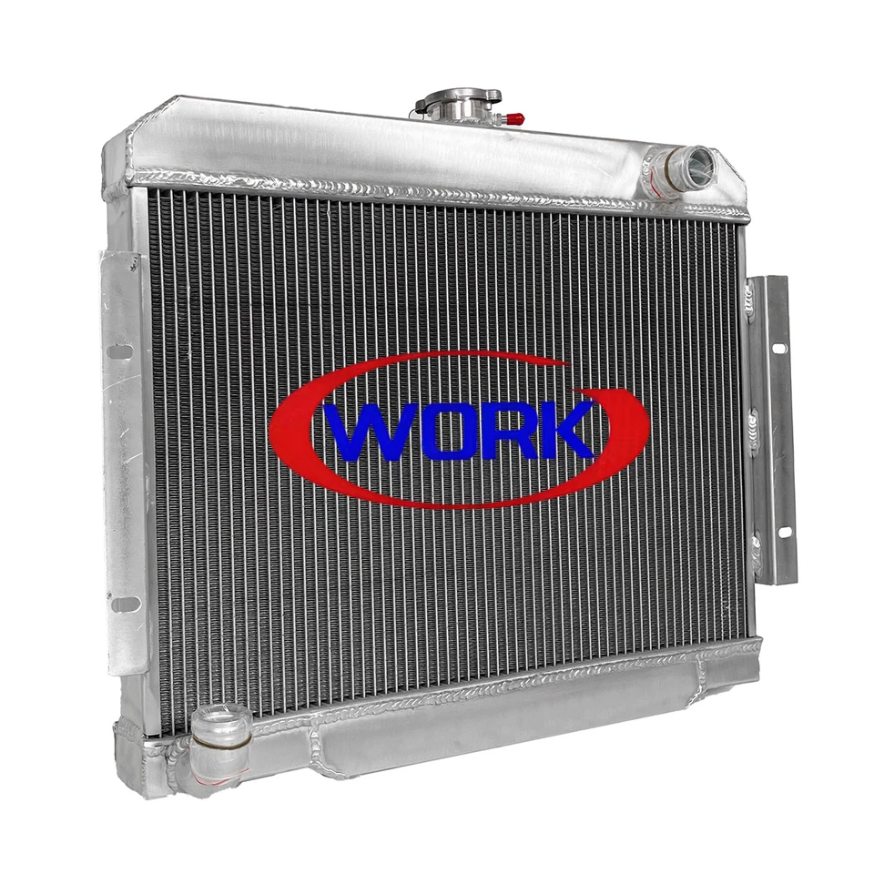 Radiador de aluminio para Jeep Serie CJ 1972-1986 CJ5 CJ6 CJ7 3,8 4,2 5,0 L V8 1985 Foto 4 de 4