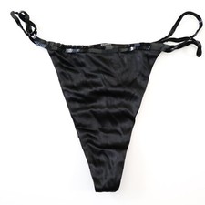 NEW Victoria's Secret VTG Y2K Second Skin Satin G-String Thong Panty MEDIUM