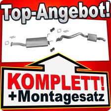 Auspuff für SSANGYONG REXTON 2.7 Xdi ab 2004 - 163PS Auspuffanlage