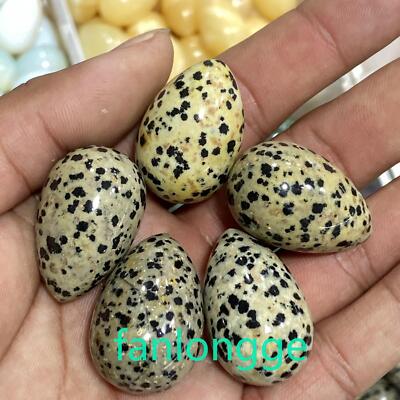 5pcs Wholesale Natural Balmatin egg Quartz Crystal egg Pendant Gem Reiki Healing