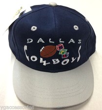 NWT NFL Dallas Cowboys Kids / Juniors Snapback Logo 7 Cap Flat Brim Hat NEW