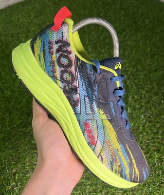 ASICS Gel Noosa Tri 13 GS Running Shoes UK EU 40 Green Blue Unisex  UK
