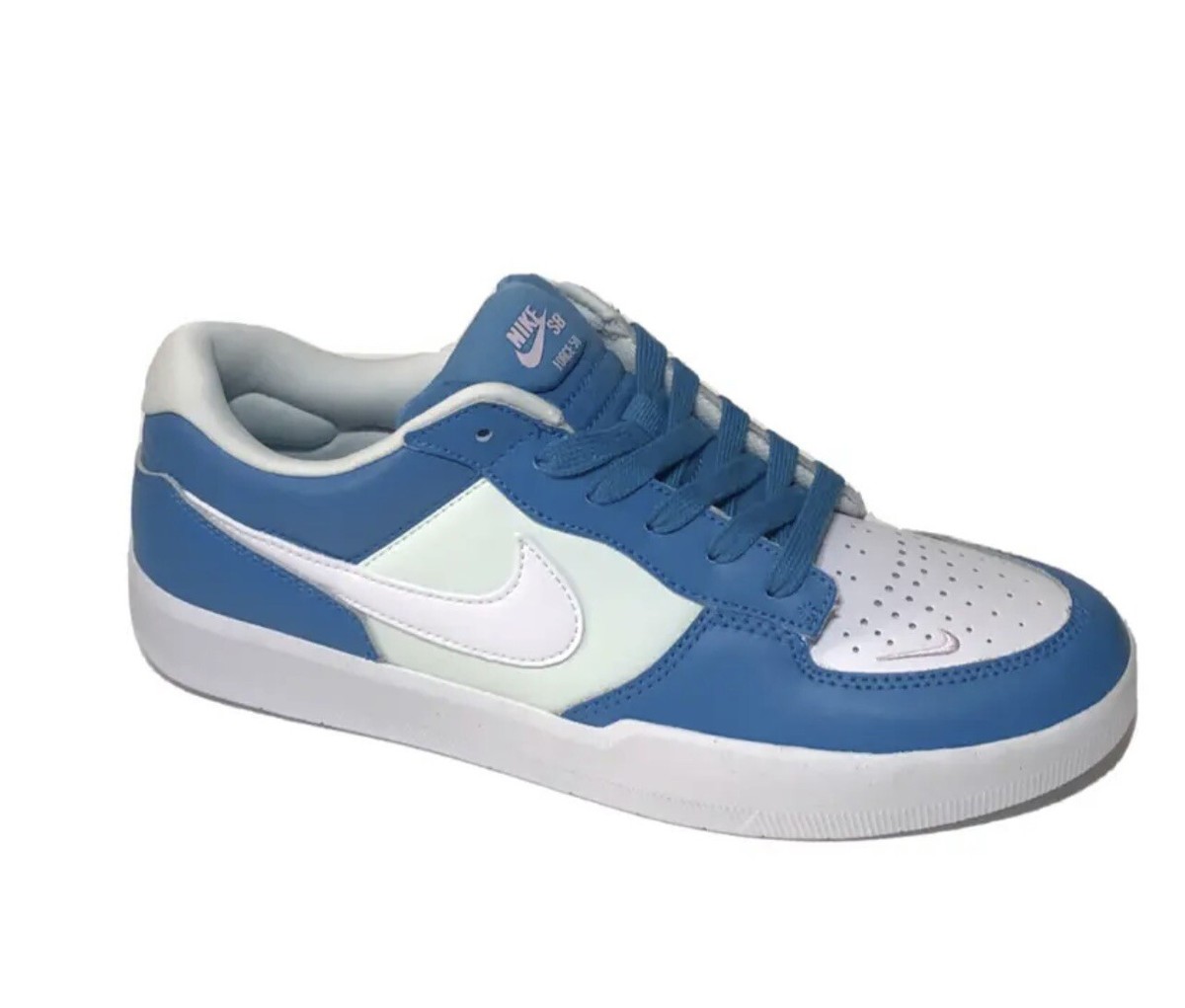 NIKE SB FORCE 58 PRM L PREMIUM DUTCH BLUE-WHITE-DOLL MENS SZ  display picture 1