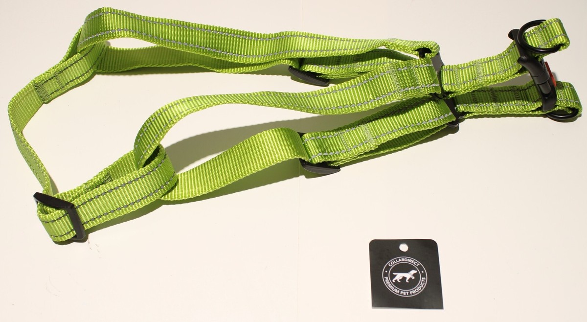 CollarDirect Dog Walking Harness LARGE Step In Reflective Nylon