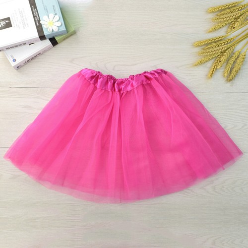 5 Pcs/set Kids Tutus 3 Layered Tulle Tutu Skirt Dress Girls Tutus Skirt - Picture 5 of 12