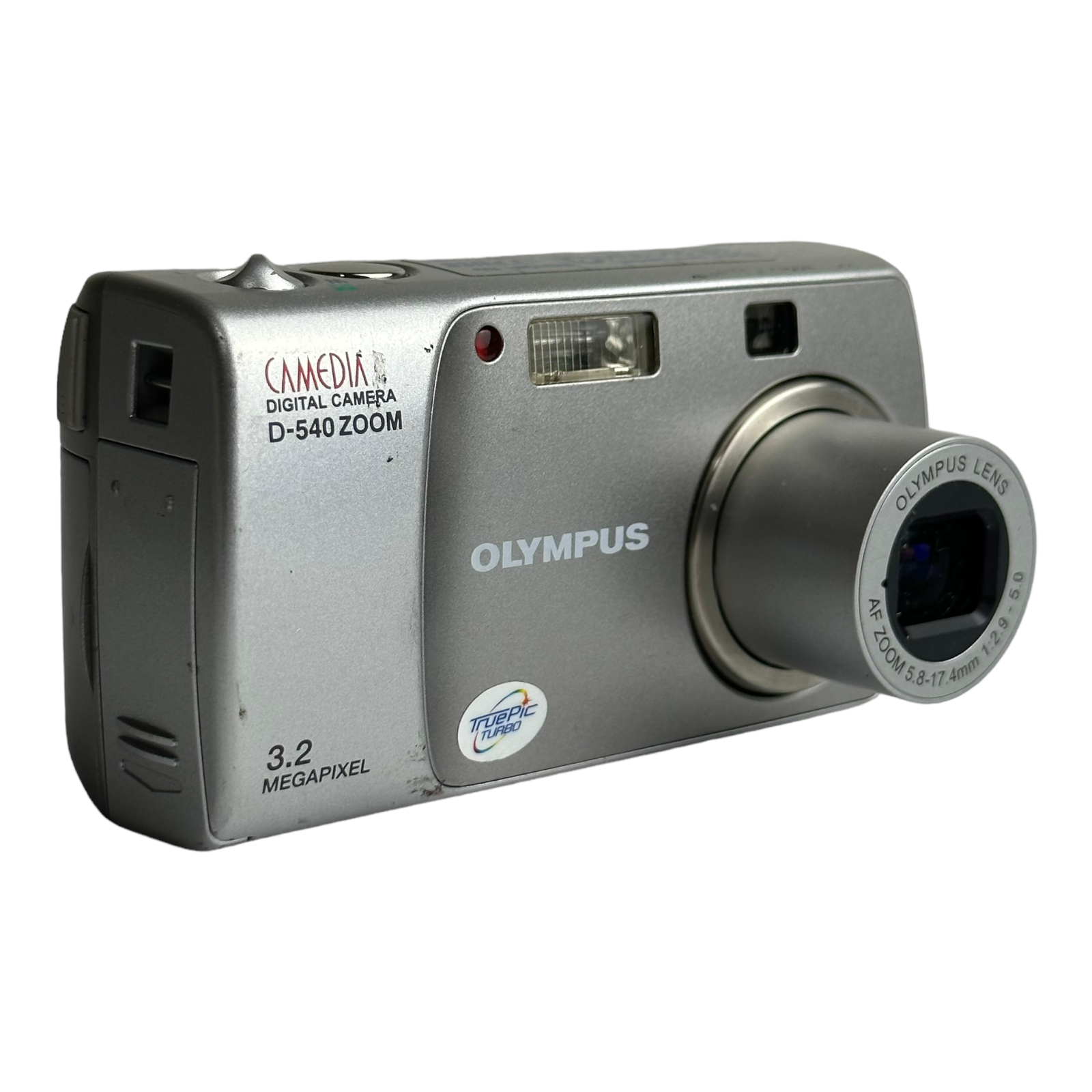 Olympus CAMEDIA D540 Zoom 3.2MP Digital Camera Silver Tested Works