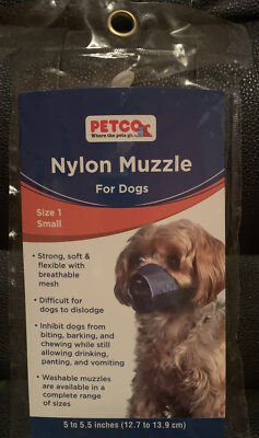 soft dog muzzle petco