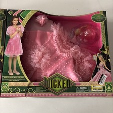 Wicked Pink Glinda Dress-Up Costume Gift Set With Hairclip Perfume Bottle Ages
