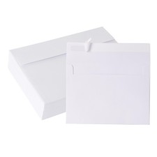 50 Pack A7 5x7 White Envelopes Self Seal Invitation Greeting Mailing Cards