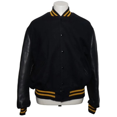 DeLong, Collegejacke, Herren, Größe: 46, Blau/Gelb, Polyester, Einfarbig #zQh