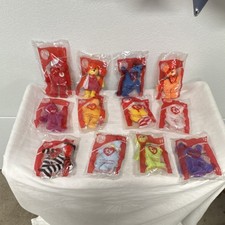 Ty Teenie Beanies McDonald's 25th Anniversary Complete Set of 12 Bears 2020