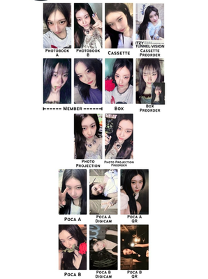 itzy - TUNNEL VISION Album genuine Official PHOTOCARD KPOP 있지