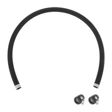 AN-10 Fuel Line Kit 2.99Ft with 2 Pcs Black Clamps 1 Set