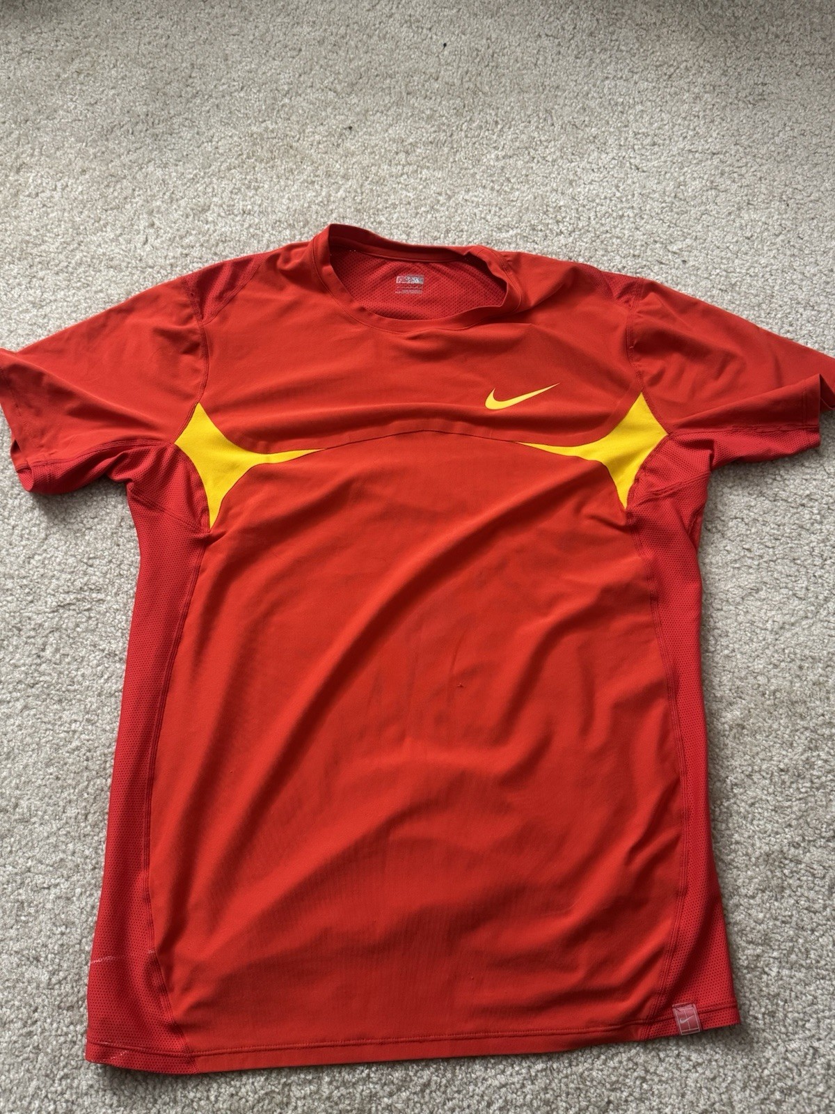 Rafa Nadal 2008 Spain Gold Medal Olympic NIKE top L image 3