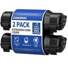2 Pack Outdoor Extension Cord Safety Cover W/ Waterproof Seal