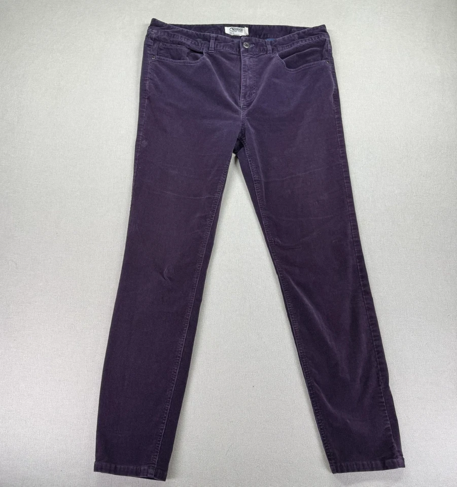 Mountain Khakis Corduroy Pants Womens 12R Purple Classic Fit 5 Pocket Stretch - Image 2 of 4