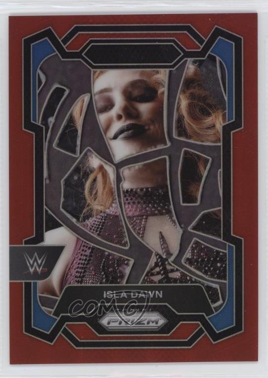 2024 Panini Prizm WWE Red Prizm 201/299 Isla Dawn #194 1m6c