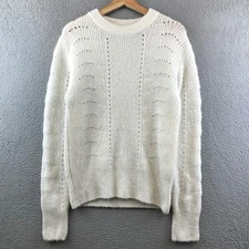 La petite maille FRNCH Paris Knit Sweater S/M Cream Pullover Wool Alpaca Blend