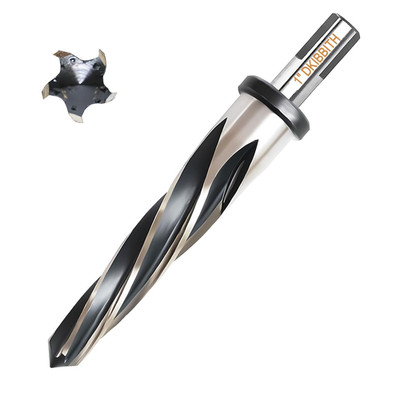 1  Bridge Construction Reamer Drill Bit, M2 HSS Taper Chucking Reamer for Steel
