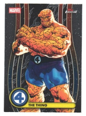 2026 Topps Marvel Finest Fantastic 4 Four 004 The Thing
