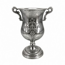 Vintage Blumenvase mit Sockel Verwittert Tischvase Rustikal f&uuml;r Hoteldekoration