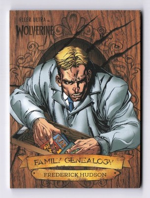 2023 Marvel Fleer Ultra Wolverine #FG-6 Frederick Hudson Family Genealogy (1:24)