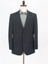 Stafford 42R Gray Sport Coat Blazer Jacket Solid 2-Button Wool Blend
