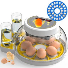 Egg Incubators for Hatching Eggs, 8/30 Chicken Egg Incubator with Automatic Egg