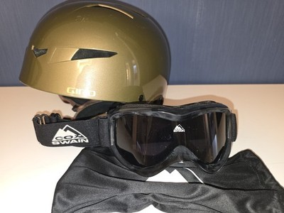 Giro Skihelm Encore gold, Größe S 52-55,5 cm + Cox Swain Schneebrille schwarz