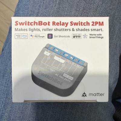 SwitchBot Smart Relay Switch 2PM, Power Metering, Dual Light Contro... Fast Ship