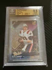 Bgs 9.5 2021 Clearly The Rookies Donruss Mac Jones Holo Gold /5