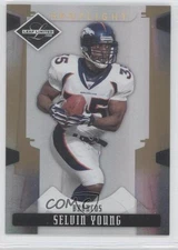 2008 Leaf Limited Spotlight Gold 46/49 Selvin Young #32 a8x