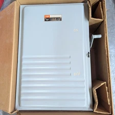 Federal Pacific #3222 General Duty Safety Switch 200AMP 240VAC/250VDC NEW