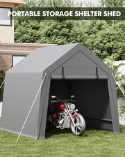 Outdoor Storage Shelter Portable Motorcycle Shed Garage Carport Garden Tool Tent