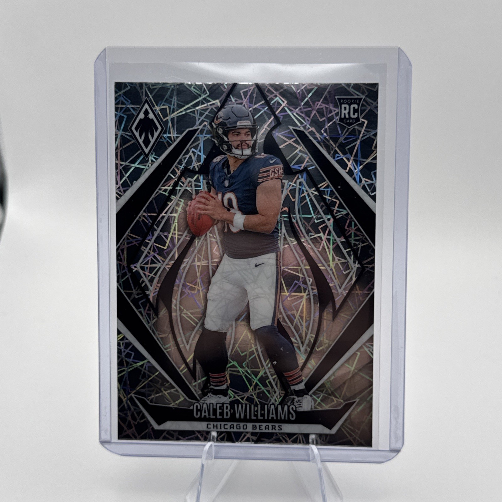 2024 PHOENIX CALEB WILLIAMS RC SILVER LAZER PRIZM ROOKIE #151 BEARS