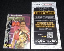 1998 Humble GENARO HERNANDEZ CHIGANTI TRADING CARD Signed JSA Auto
