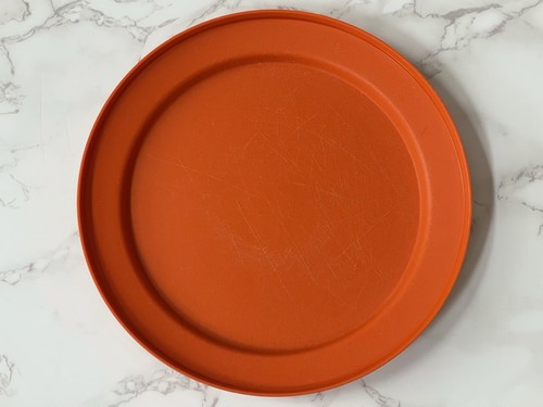 VTG Lot of 2 Tupperware Seal N Serve Bowls Lids Harvest Yellow Orange 1336 1337 - Picture 4 of 20