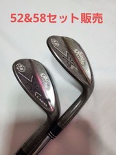 Callaway X-Forged Raw Wedge Set 52  12  58  10  C-Grind Dynamic Gold X100 Japan