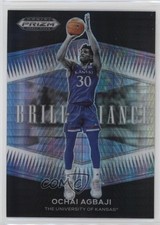2022-23 Panini Prizm Draft Picks Brilliance Hyper Ochai Agbaji #BR-OA 12po