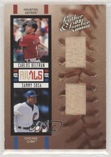 2005 Donruss Leather & Lumber Rivals Bat 22/100 Carlos Beltran Sammy Sosa 1f1