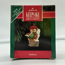 1992 Hallmark Ornament Owliver 1st in the Owl...