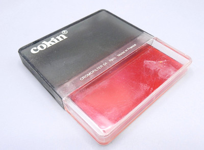 Cokin A663 Grad Fluorescent Red Kamera Filter Square + Case sehr guter Zustand