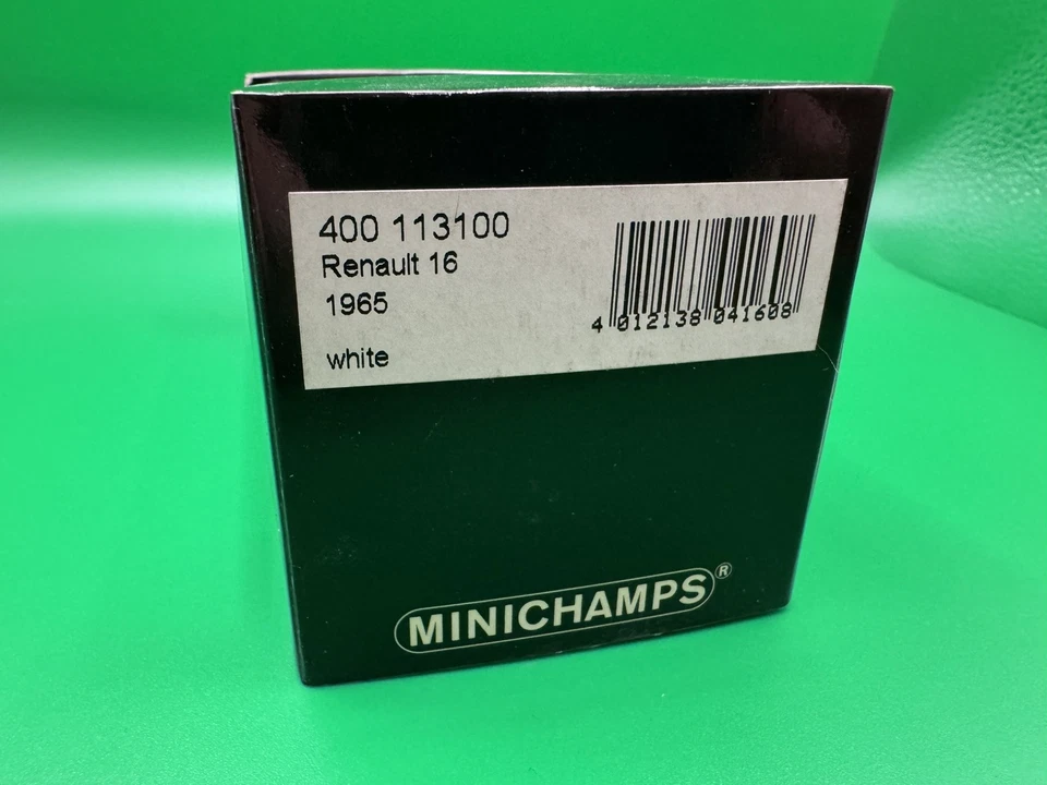  Renault 16 R16 Minichamps scala 1/43, prima versione colore bianco rara in box  - Immagine 4 di 4